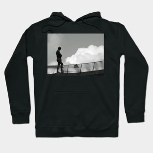 Bobby Moore statue among the clouds Wembley Stadium London Hoodie